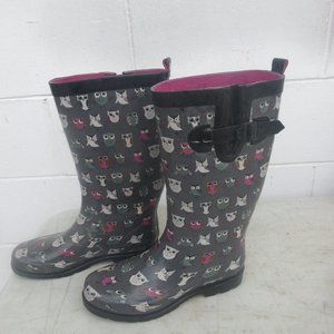 Copelli Owl Rain Boots Size 9